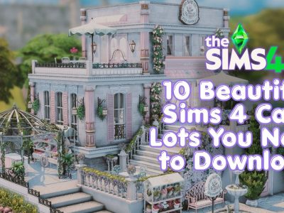 Sims 4 Cafe lots