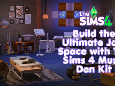 The Sims 4 Music Den Kit