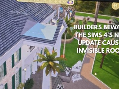Sims 4 Roof Bug