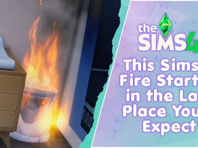 Sims 4 Trash fire