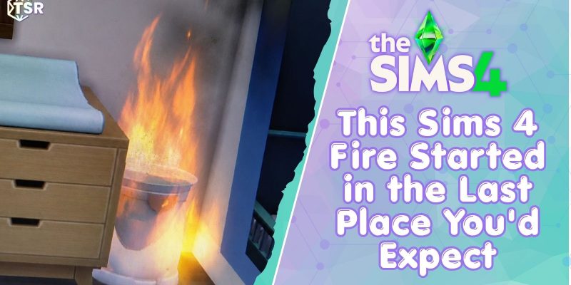 Sims 4 Trash fire