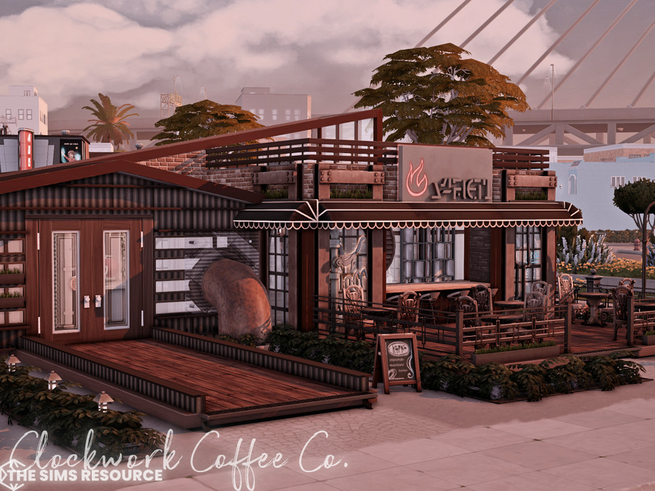 Sims 4 Coffee Cafe