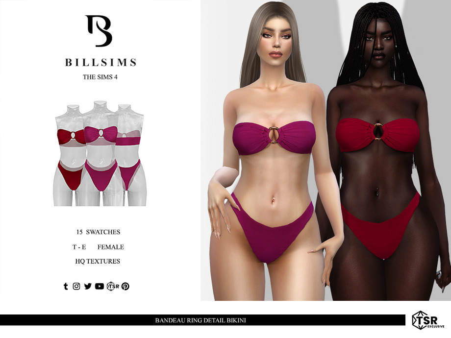 Sims 4 CC Bikini