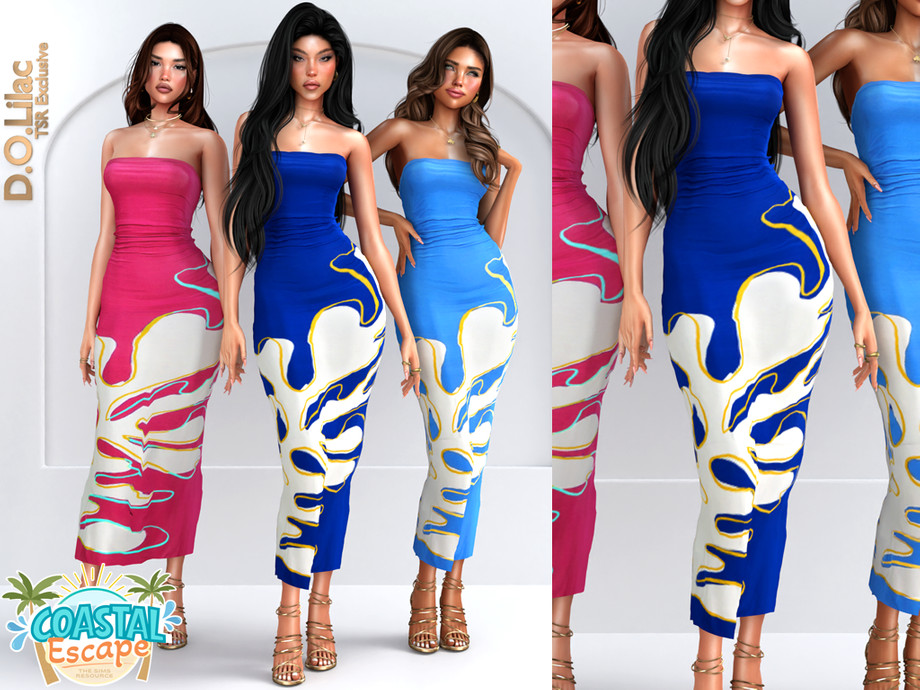 Sims 4 Island Dress