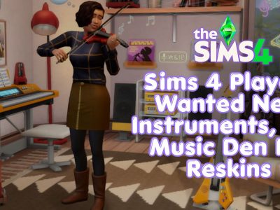 Sims 4 Music Den Kit