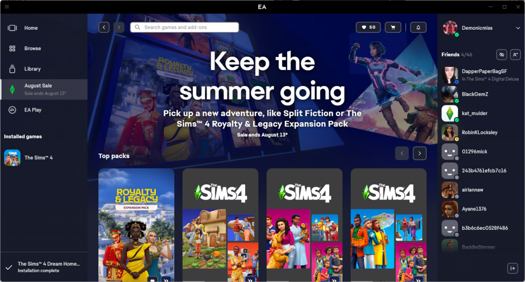 EA Summer Sale