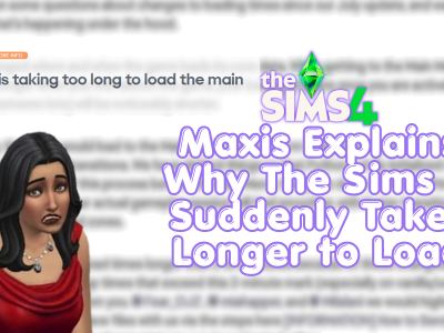 The Sims 4 loading times