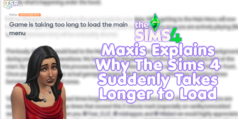 The Sims 4 loading times