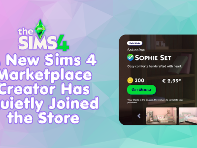 new Sims 4 Marketplace creator