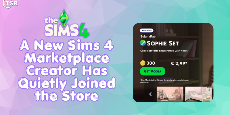 new Sims 4 Marketplace creator