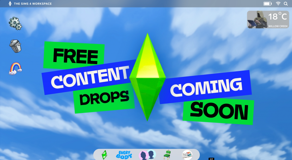 August Free Content Drop Sims 4