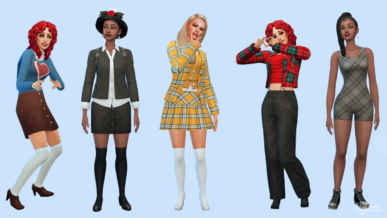 Sims 4 Clueless Capsule Kit