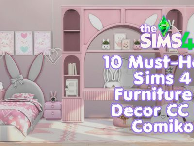 Sims 4 CC by Comiko
