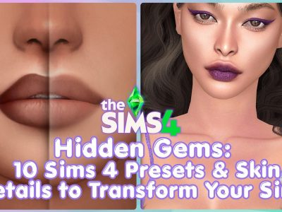Sims 4 Genetics and Skin Detail CC
