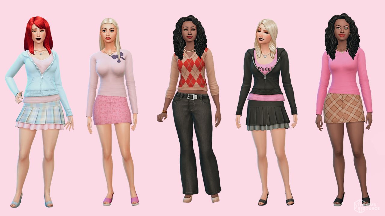 Sims 4 Mean Grils Capsule Kit