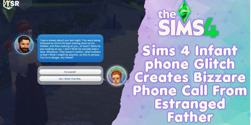 Infant phone glitch