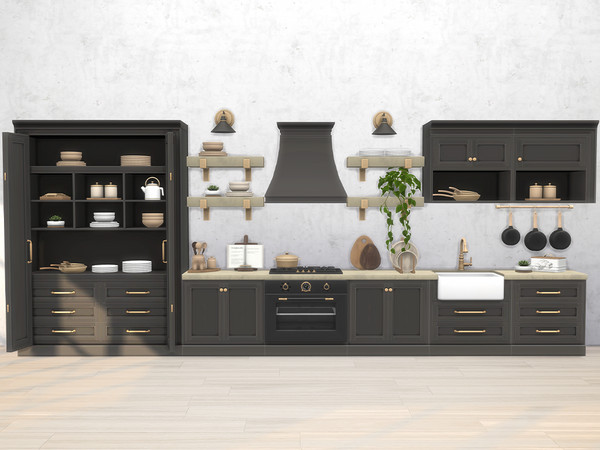 Sims 4 CC Kitchen