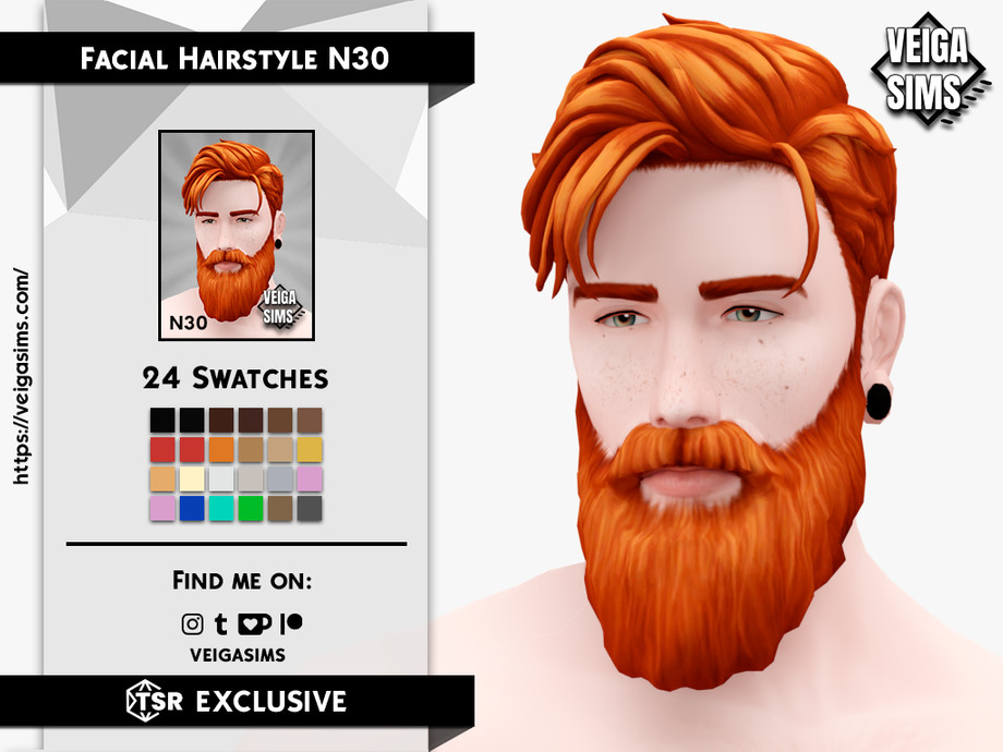 Sims 4 Beards