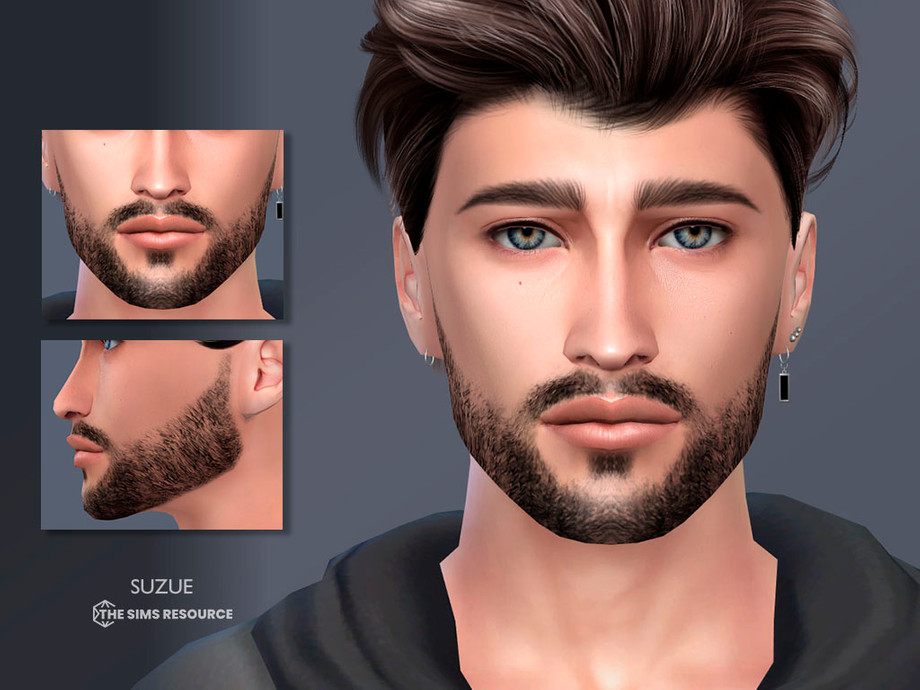 Sims 4 short beard