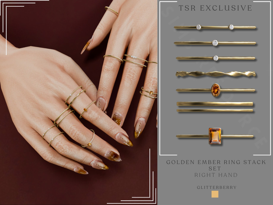 Sims 4 CC Rings