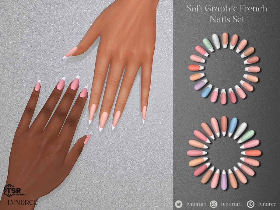 Sims 4 Nail Art CC