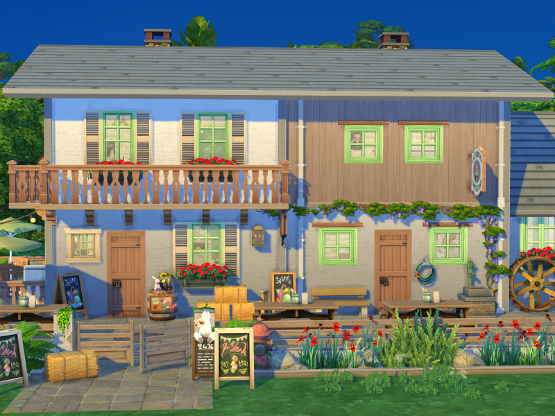 Sims 4 Rustic Restaurant
