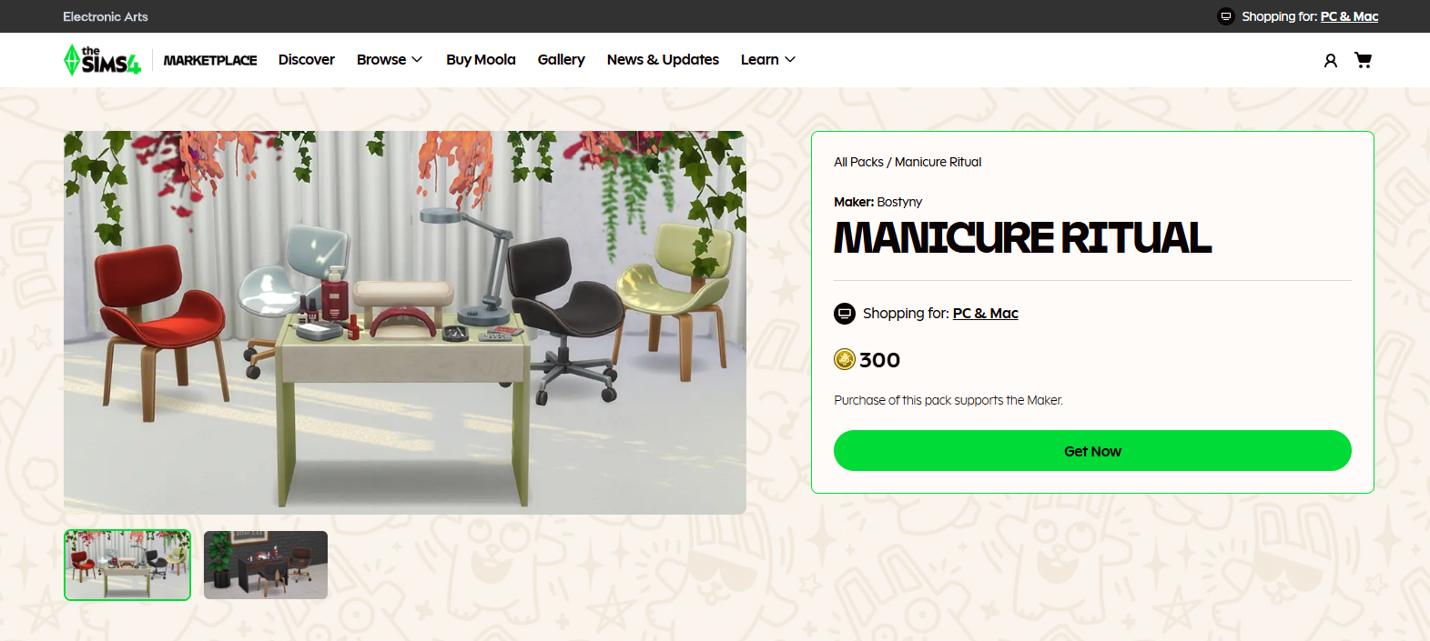 Sims 4 Nail Salon