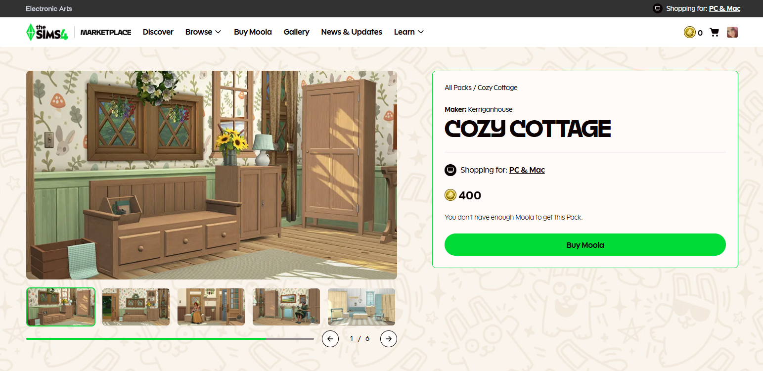 Sims 4 Cozy Cottage