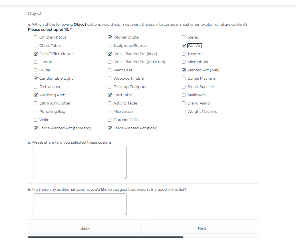 sims community survey