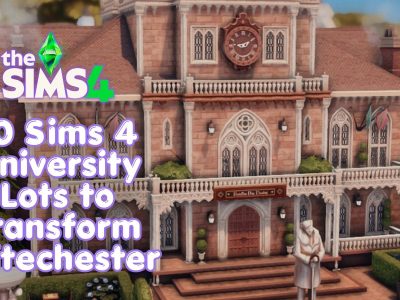 Sims 4 University Lots