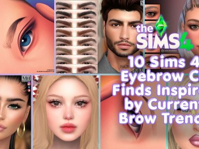 Sims 4 eyebrow cc