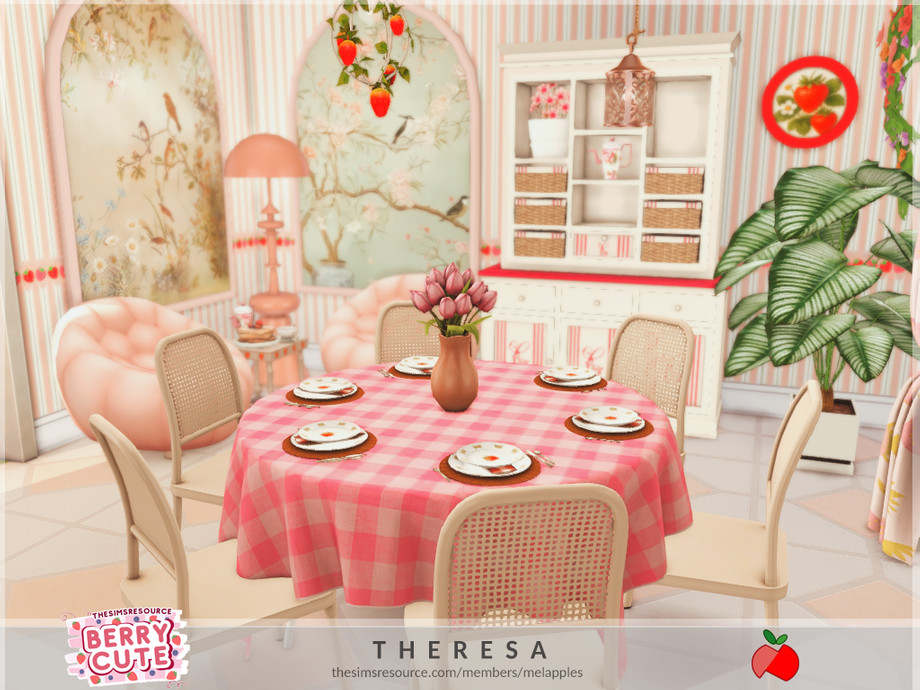 Sims 4 CC Room by Melapples