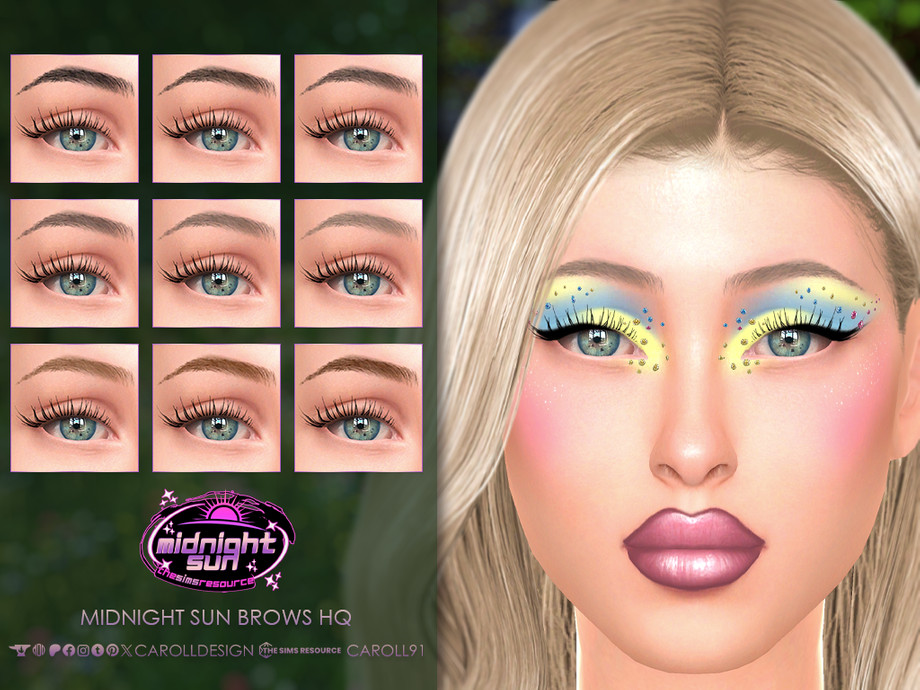 Sims 4 brows cc