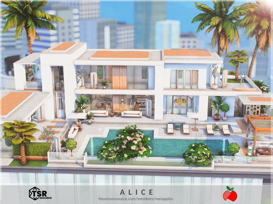 Sims 4 Penthouse Lot