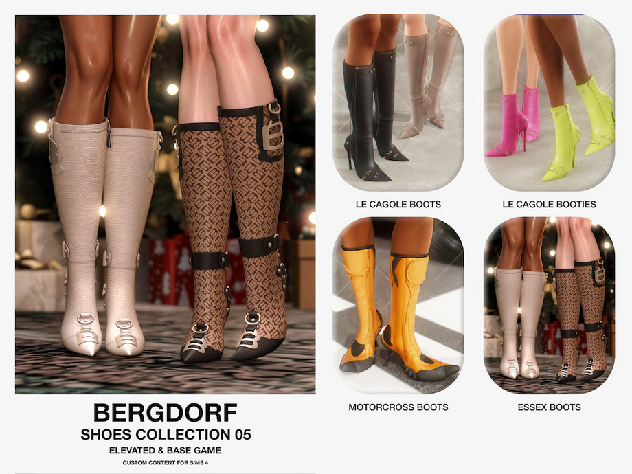 Sims 4 Trendy Boots