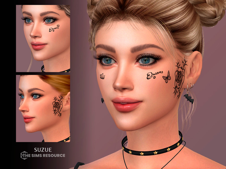 Sims 4 Face Tattoo