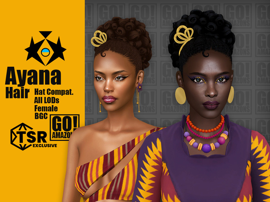 Sims 4 Maxis Match hairstyle
