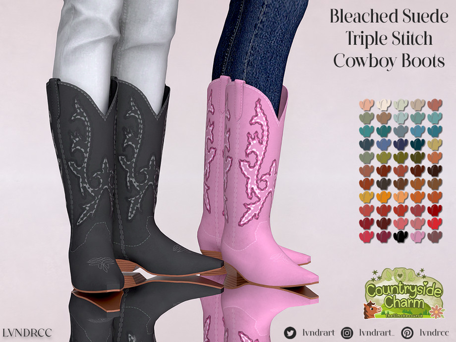 Sims 4 Cowboy boots