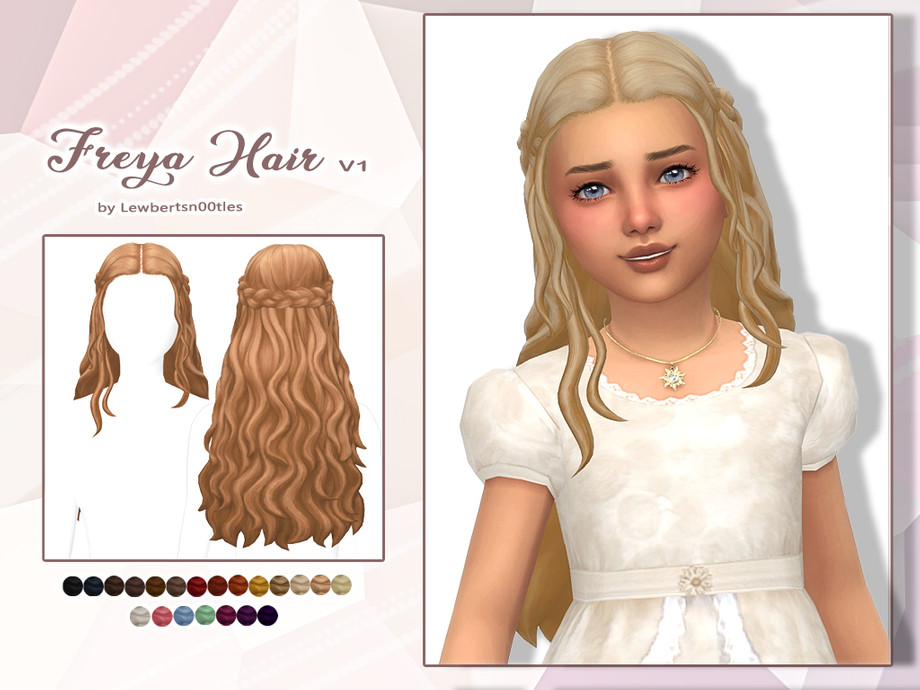 Sims 4 Childrens hair