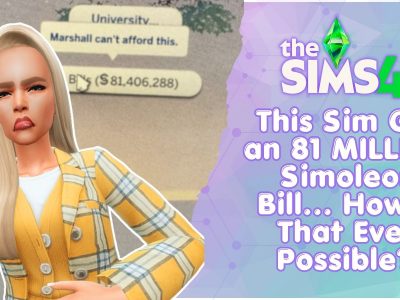 Sims 4 bills
