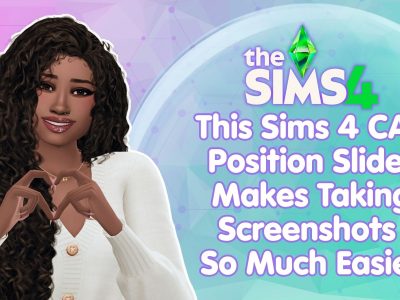 Sims 4 CAS Position Slider Mod
