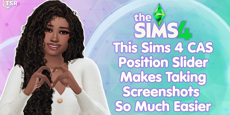 Sims 4 CAS Position Slider Mod