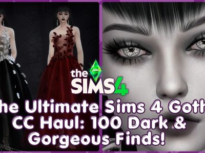 Sims 4 Goth CC