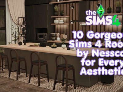 Sims 4 Rooms by Nessca