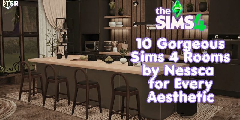 Sims 4 Rooms by Nessca