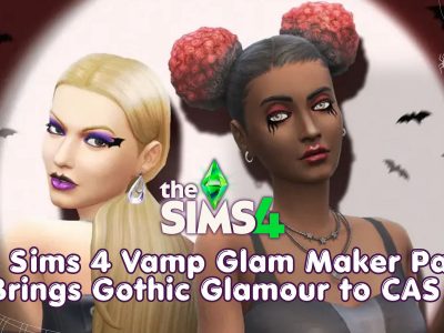 sims 4 vamp glam maker pack